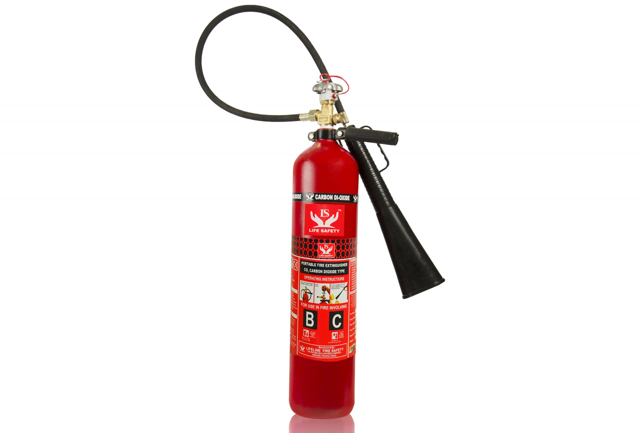Co2 Based Fire Extinguishers 45 Kg Life Safety